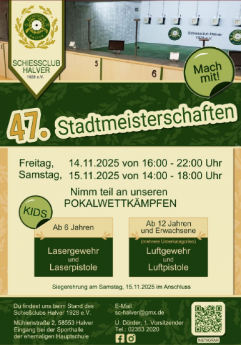 Stadtmeisterschaft Schießclub Halver